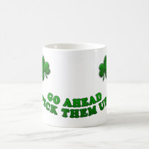Irish shamrock mugs