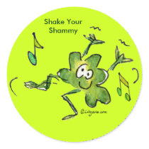 Irish Shamrock n Roll 03 Sticker by zooogle Irish Shamrock n Roll 03 Sticker