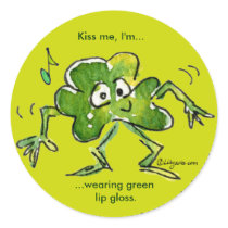 Irish Shamrock n Roll 04 Sticker by zooogle Irish Shamrock n Roll 04 Sticker