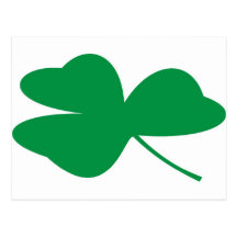 Irish Shamrock Post Card