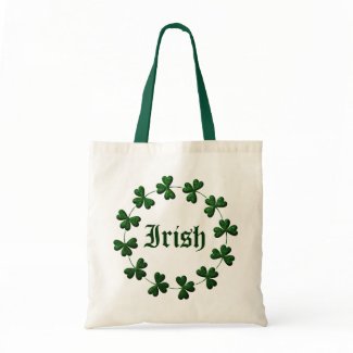 Irish Shamrock Ring Tote Bag bag