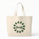 Irish Shamrock Ring Tote Bag