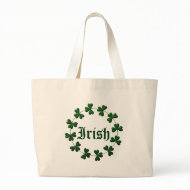 Irish Shamrock Ring Tote Bag bag