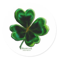 Irish Shamrock Series stickers by RavenSpiritPrints Irish Shamrock Series stickers