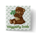 Irish Shamrock Teddy buttons by Spice Irish Shamrock Teddy buttons