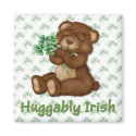 Irish Shamrock Teddy magnets