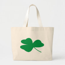 Irish Shamrock Tote Bags