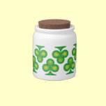Irish Shamrock Treat Jar candy jars