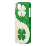 Irish Shamrock Yin Yang iPhone 5 Case-Mate Bare
