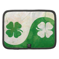 Irish Shamrock Yin Yang Rickshaw Folio Folio Planner
