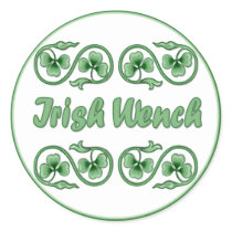 Irish Shamrocks Humor Sticker