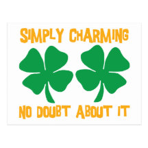 Irish - Simply Charming No Doubt About It Gift Postcard