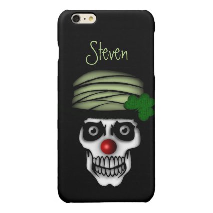 Irish Skeleton Clown Personal Glossy iPhone 6 Plus Case