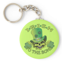 Irish Skull Keychains