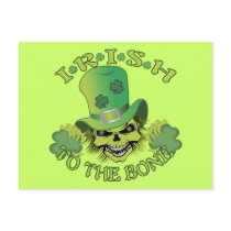 Irish Skull Post Card