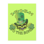 Irish Skull Postcard