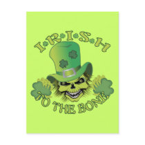 Irish Skull Postcard