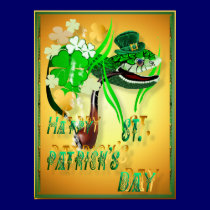 Irish Snake and Well Wishes Posters posters