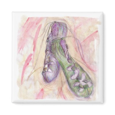 Irish Soft Shoes Magnet by RankinOriginals