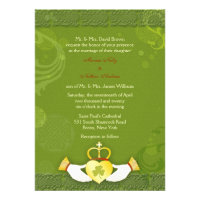 Irish St. Patrick's Day Formal Wedding Invitations