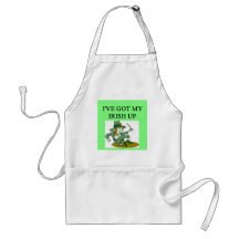 irish st patrick'sday joke aprons