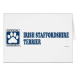Irish Staffordshire Terrier Blue Card