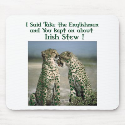 Irish Stew funny shirts and irish humour gifts Mouse Mats by IrishT