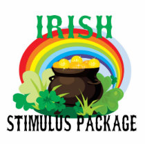 Irish Stimulus Pot of Gold photo sculptures by doonidesigns Irish Stimulus Pot of Gold photo sculptures