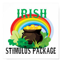 Irish Stimulus Pot of Gold posters
