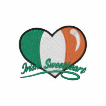 Irish Sweetheart embroidered shirts