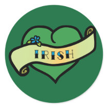 Irish Tattoo Heart stickers