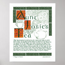 Irish Tea Recipe Celtic Knotwork Prints posters