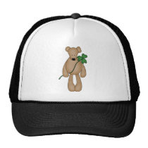 Irish Teddy Bear and Shamrock hats