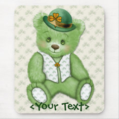 Irish Teddybear - Green mousepad