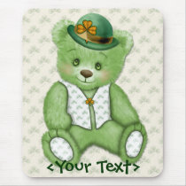 Irish Teddybear - Green mousepads