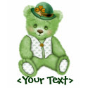 Irish Teddybear - Green t-shirts