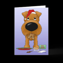 Irish Terrier Christmas cards
