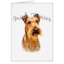 Irish Terrier Dad 2 cards