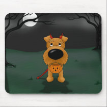 Irish Terrier Halloween mousepads