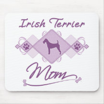 Irish Terrier Mom Mouse Pads