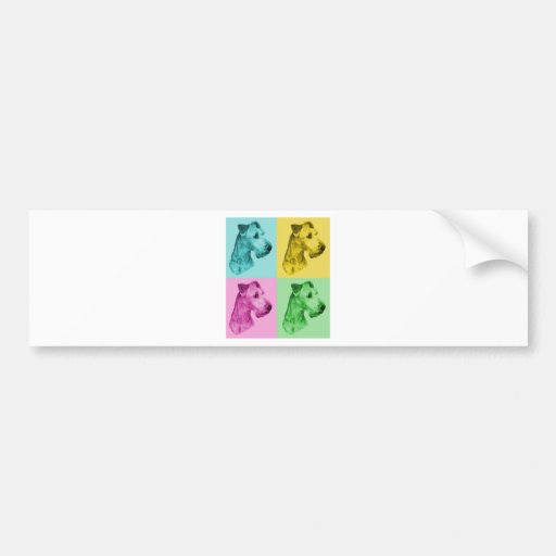 Irish Terrier “pop kind " Bumper Sticker