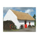 Irish Thatched Cottage Postcard