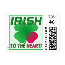 IRISH TO THE HEART STAMP (small) by gardensofeve IRISH TO THE HEART STAMP (small)
