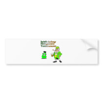 Irish Today Hungover Tomorrow bumper stickers by Irish_Shop Irish Today Hungover Tomorrow bumper stickers