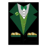irish tuxedo  St Patrick's day card