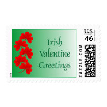 Irish Valentine Greetings Stamp