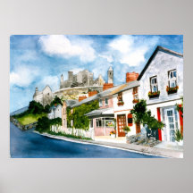 Irish Village Poster