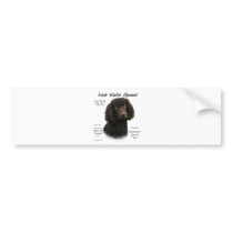 Irish Water Spaniel History Design bumper stickers