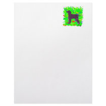 Irish Water Spaniel Personalized Letterhead
