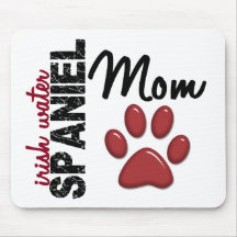 Irish Water Spaniel Mom 2 Mousepads